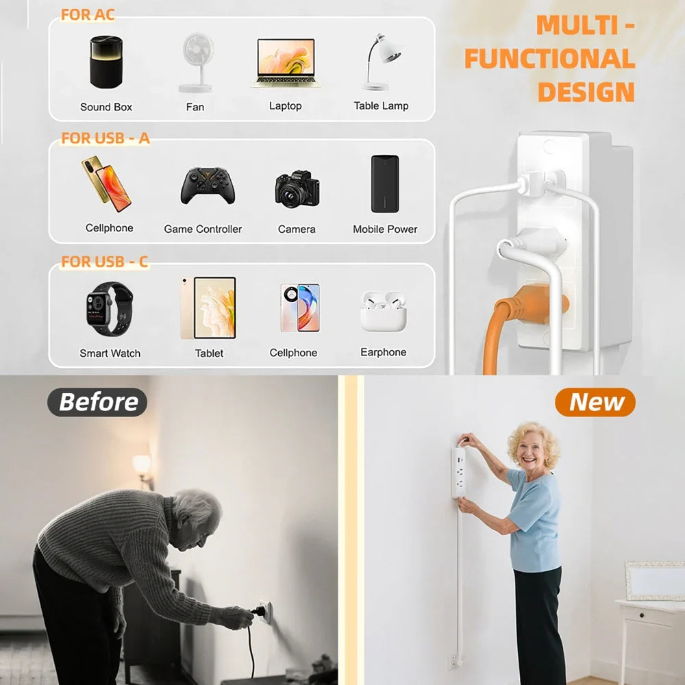 Swivel Power Hub Extender